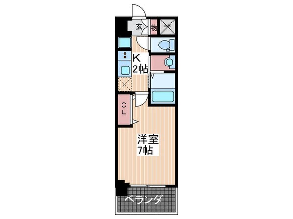 ＥＣ広島国泰寺の物件間取画像